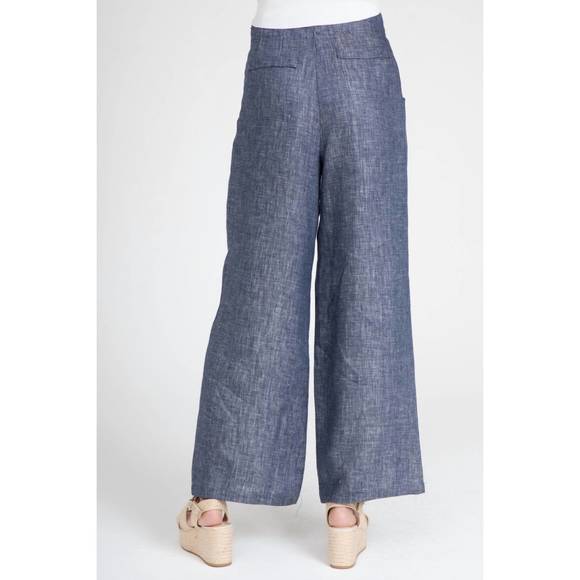 NEW EVA FRANCO hepburn pant in indigo - Picture 2 of 2